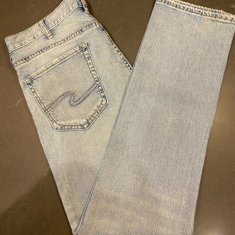Mens Silver Jeans- Grayson NWOT